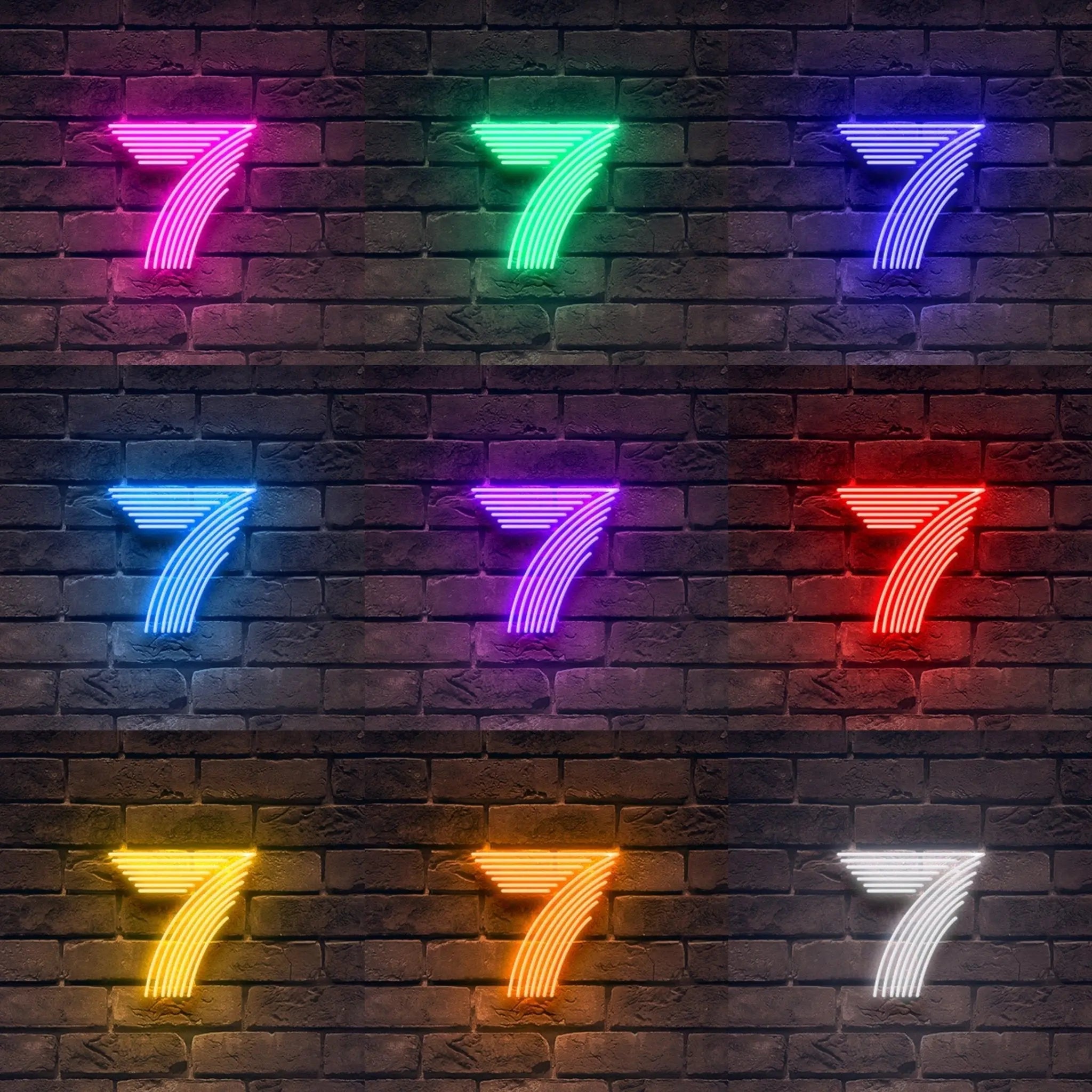 '7' Neon Sign - neonaffair