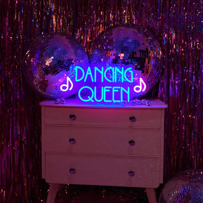 Megano Dancing Queen LED Neon Sign - neonaffair