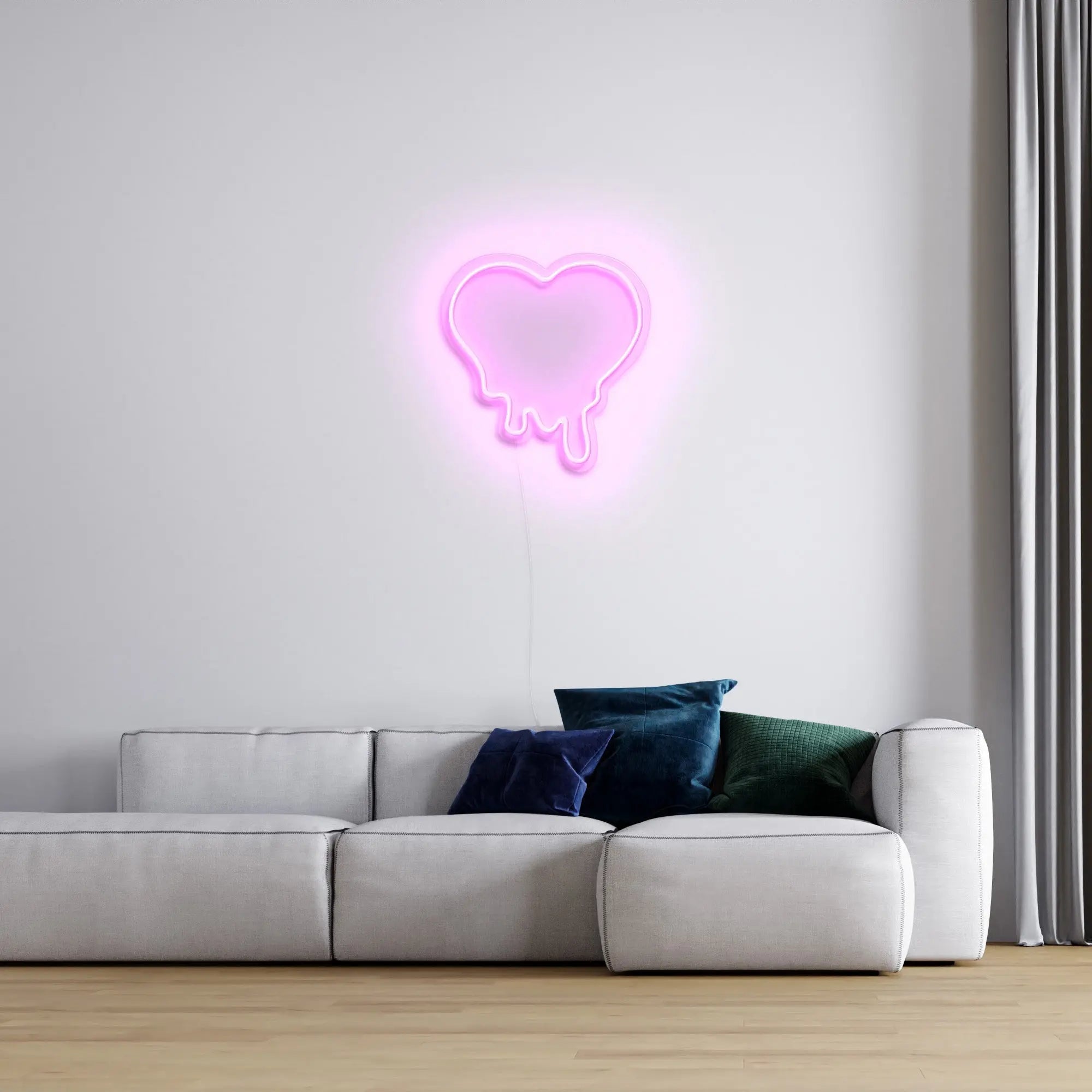 Melting Heart LED Neon Sign - neonaffair