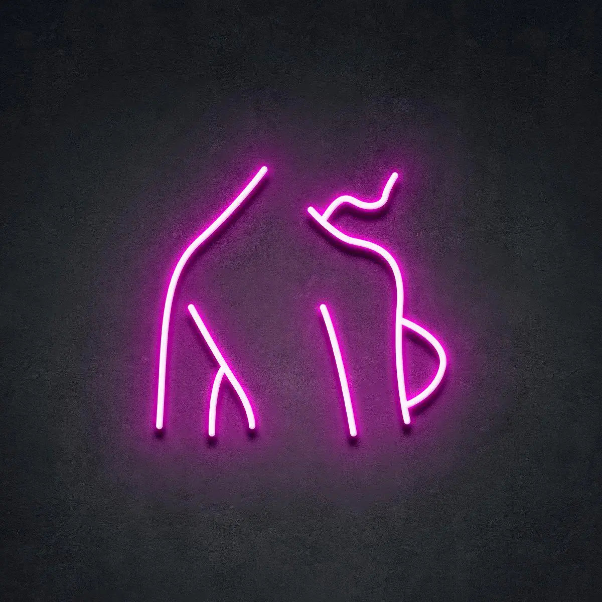 Side Boob Neon Sign - neonaffair