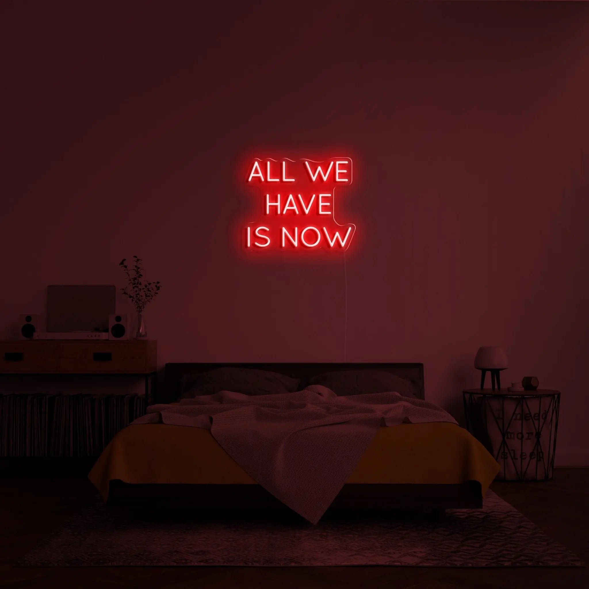 'All We Have Is Now' LED Neon Sign - neonaffair