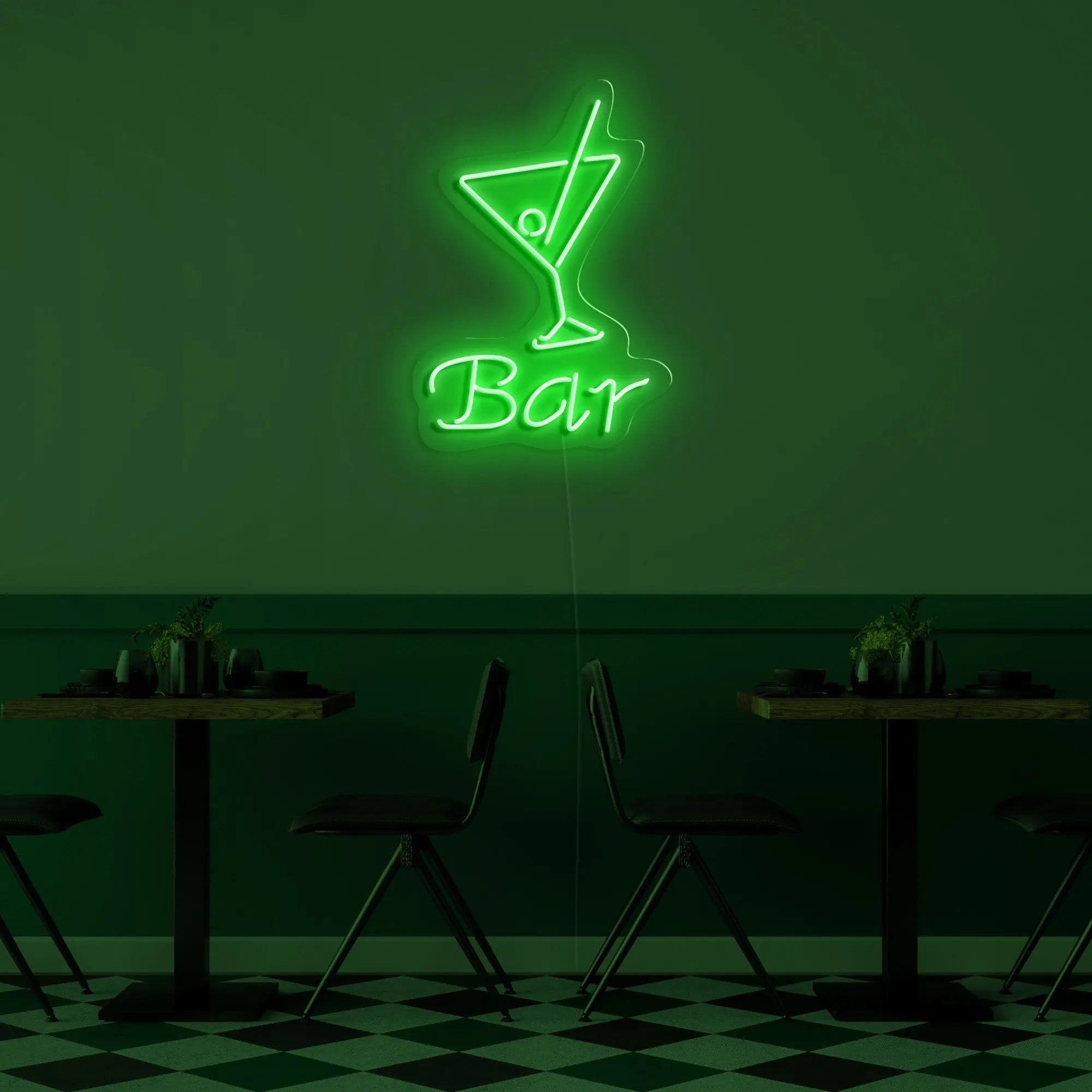 'Bar' LED Neon Sign - neonaffair