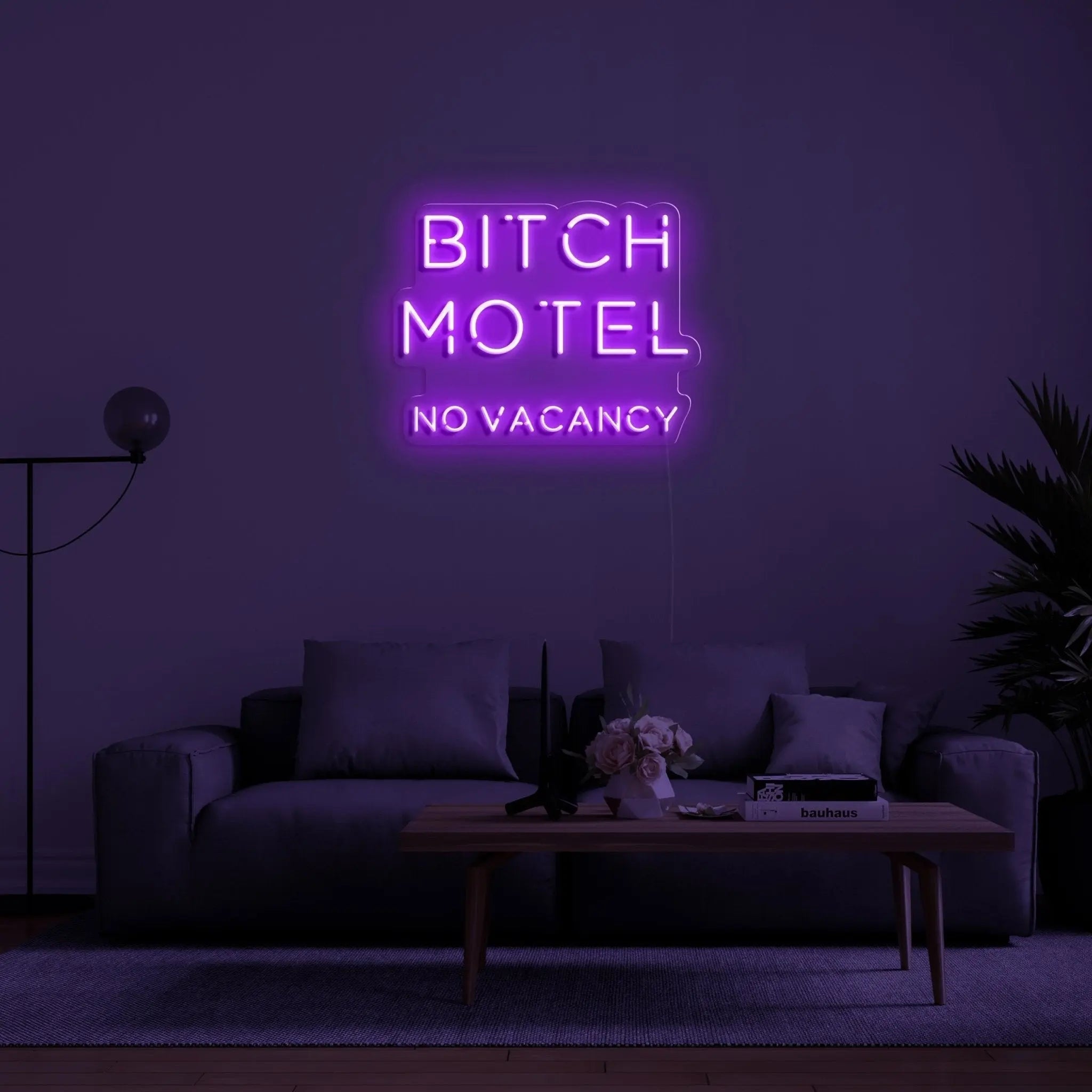 'Bitch Motel' LED Neon Sign - neonaffair