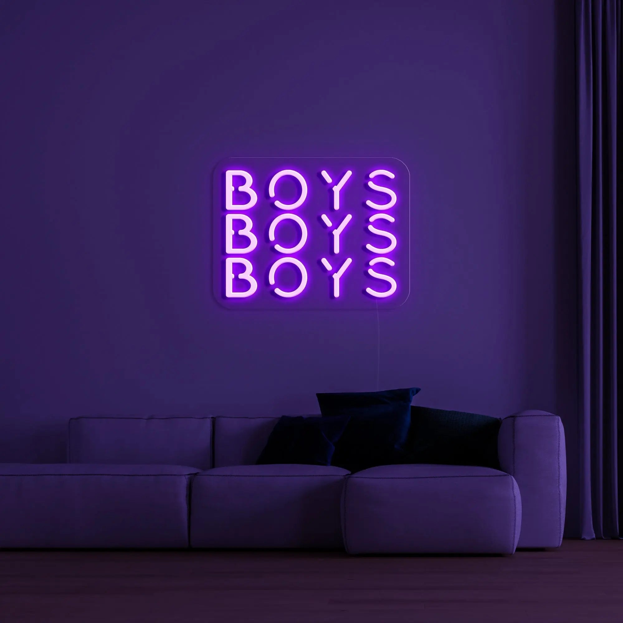 'BOYS BOYS BOYS' Neon Sign - neonaffair
