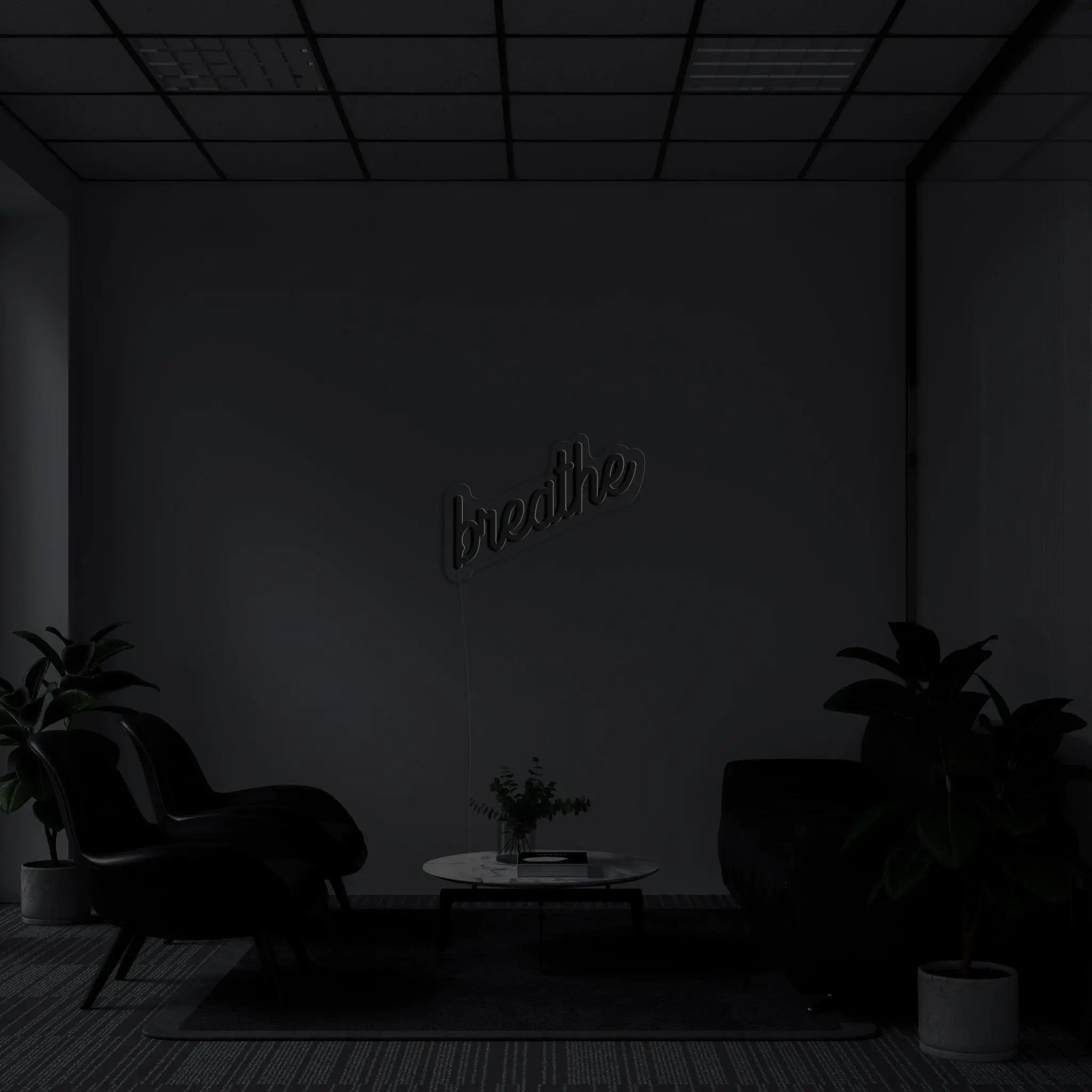 'Breathe' LED Neon Sign - neonaffair