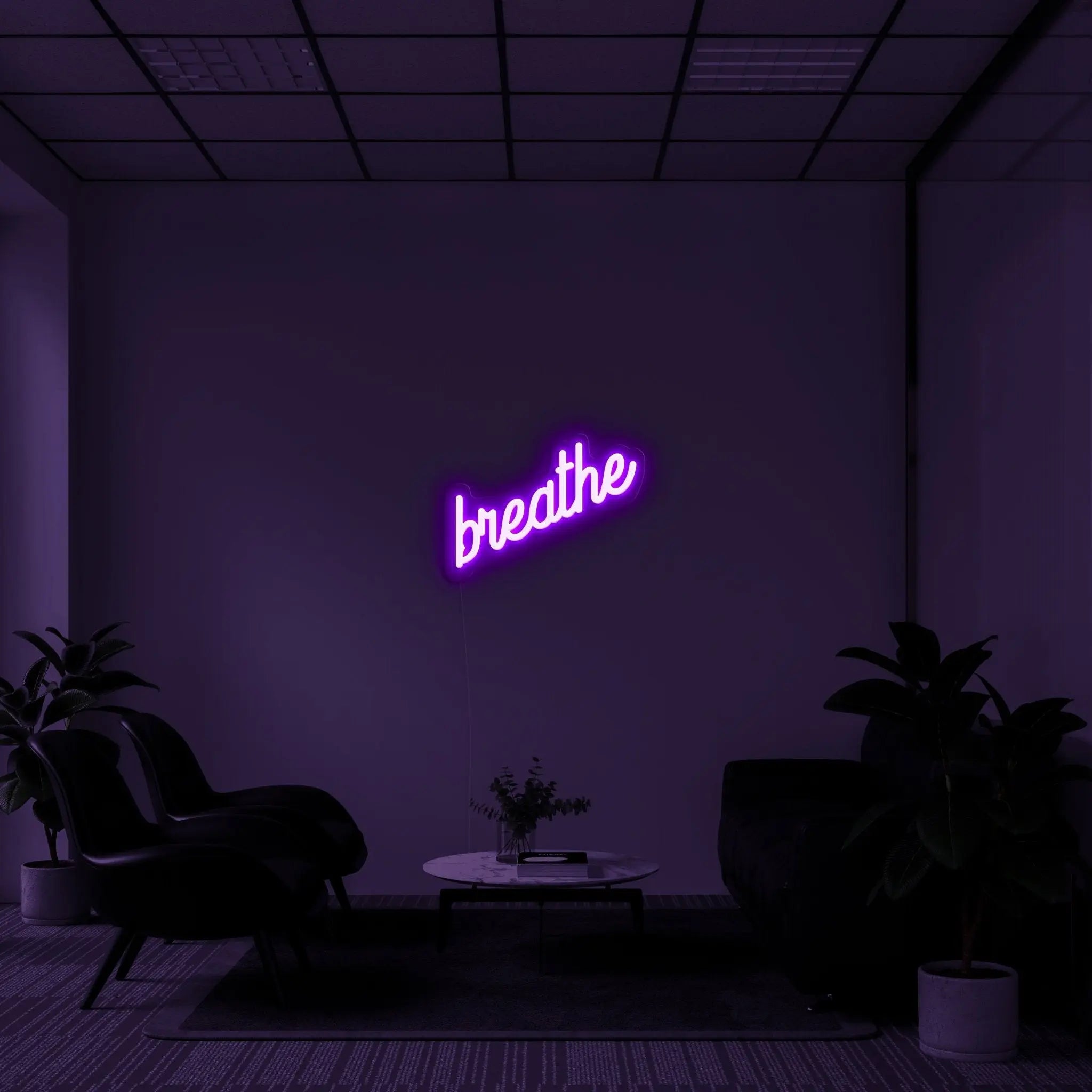 'Breathe' LED Neon Sign - neonaffair