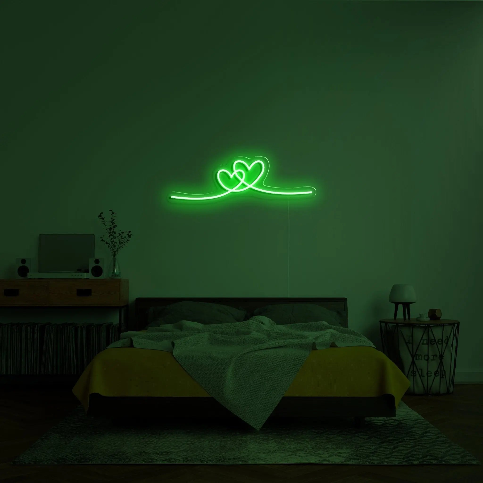 'Double Heart' LED Neon Sign - neonaffair