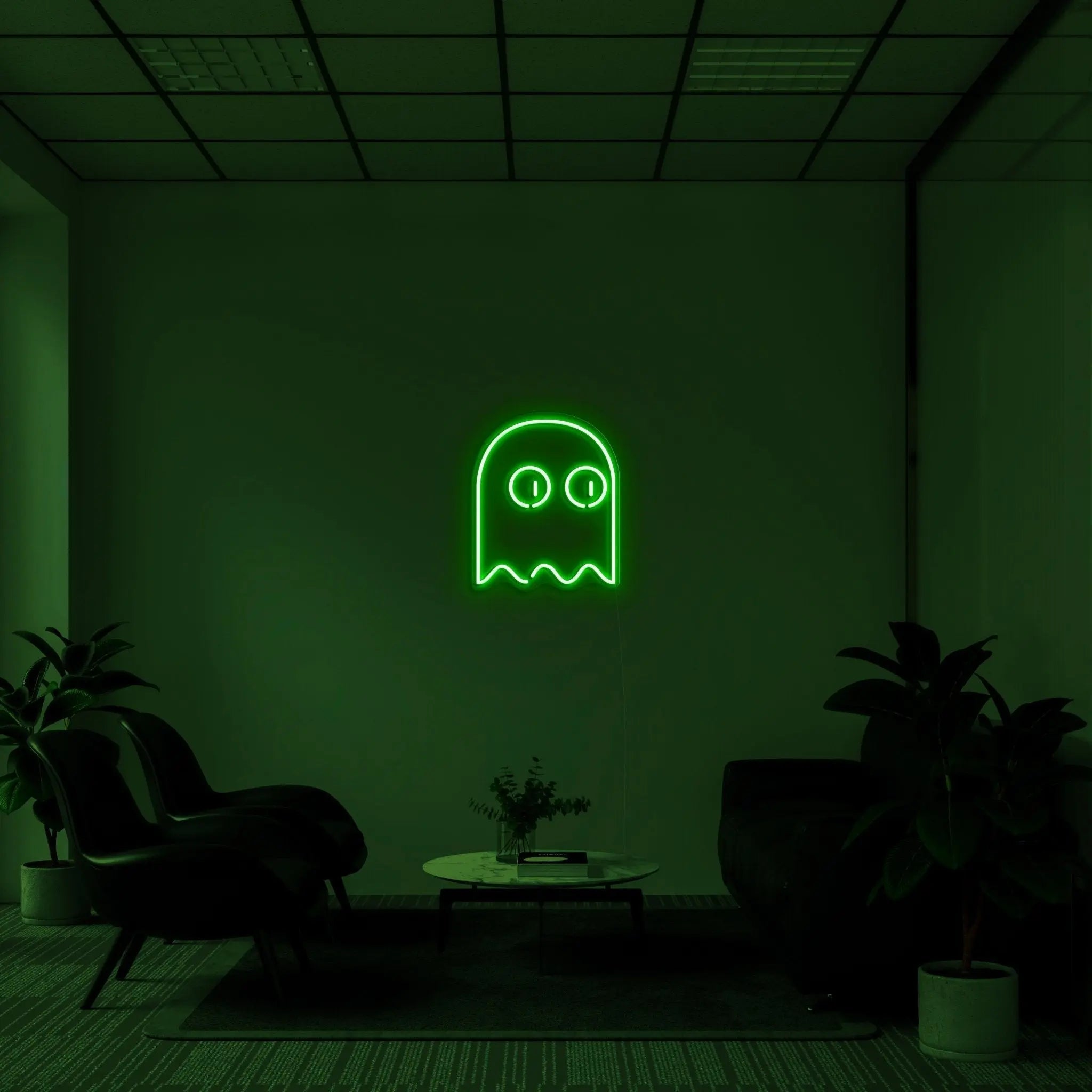 'Gamer Ghost' LED Neon Sign - neonaffair