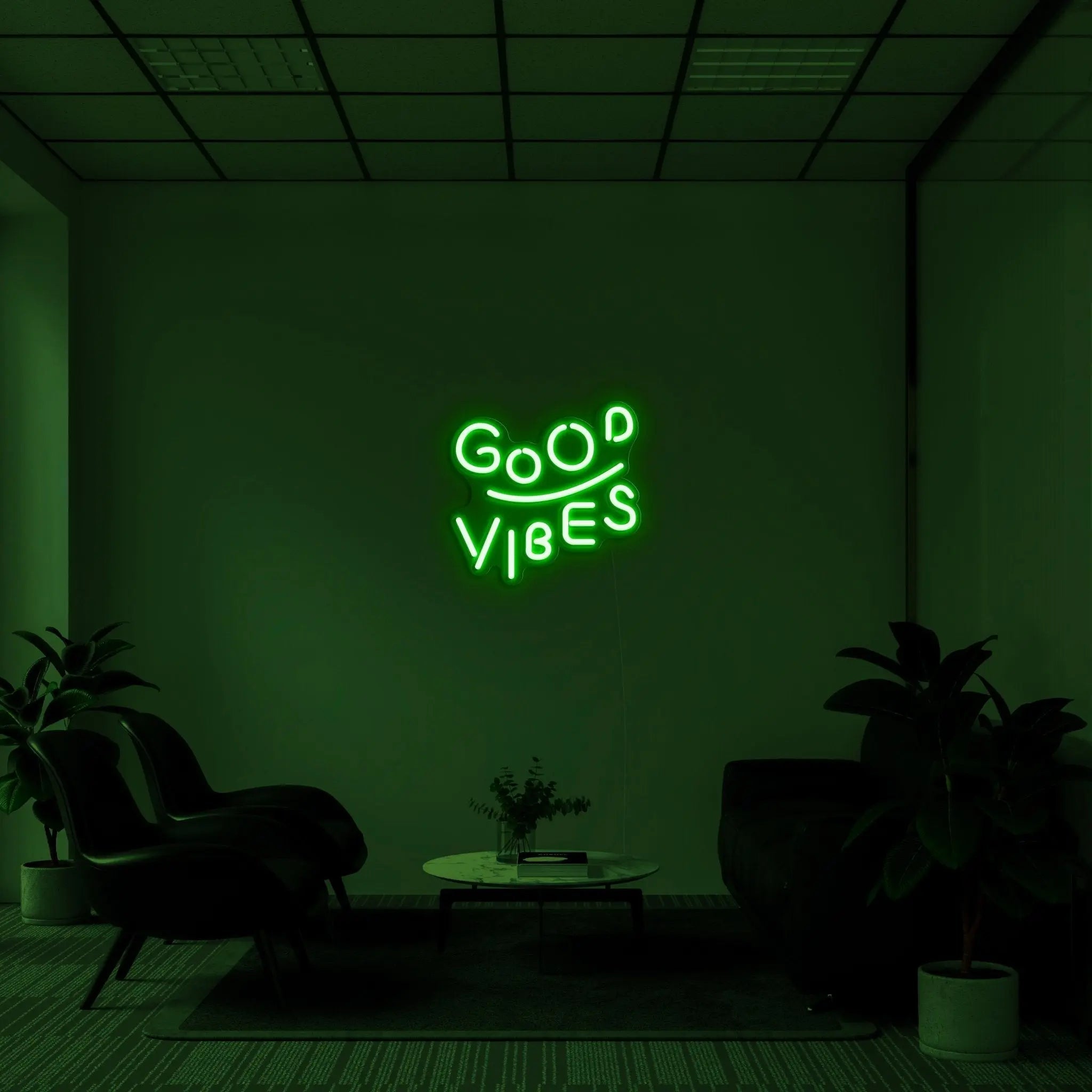 'Good Vibes' v2 Neon Sign - neonaffair