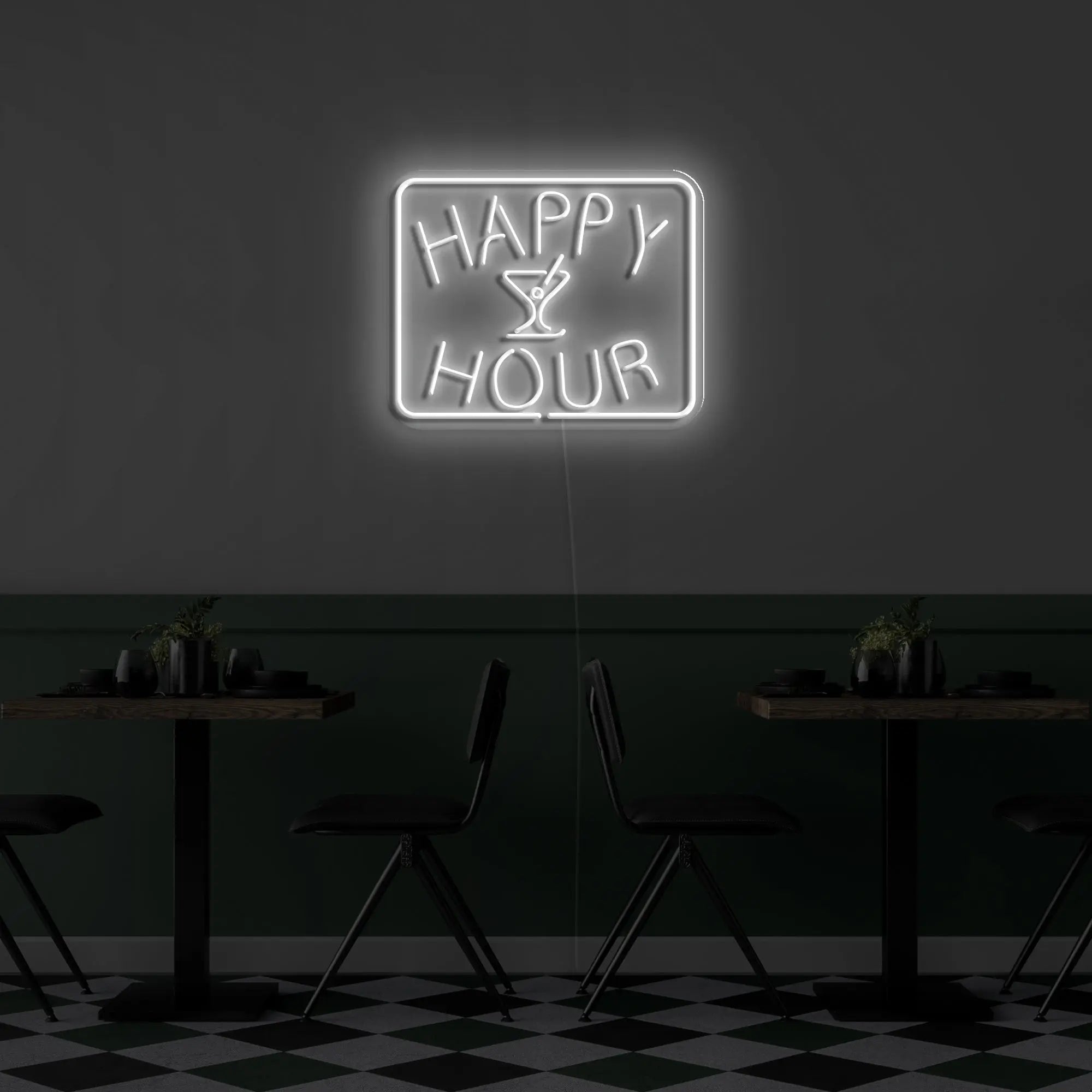 'Happy Hour' Neon Sign - neonaffair