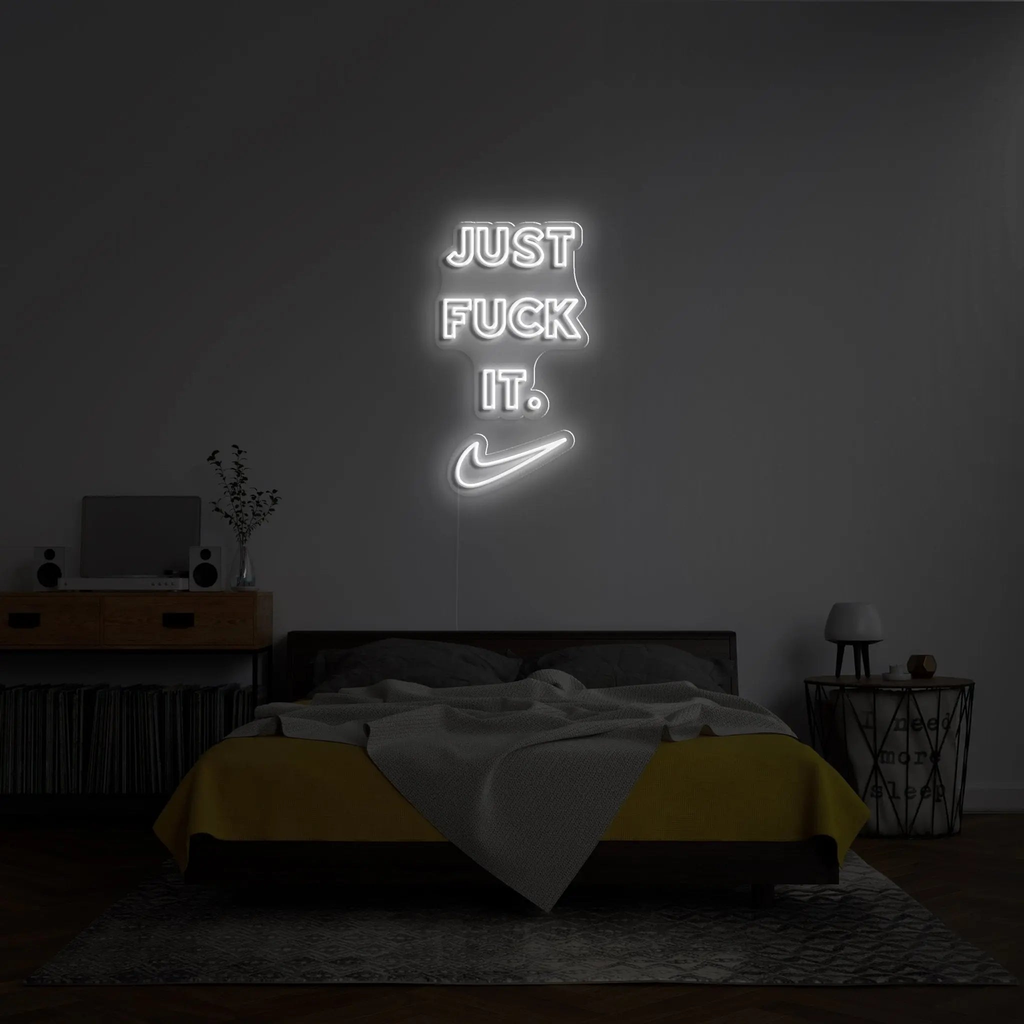 'Just Fuck It' Neon Sign - neonaffair