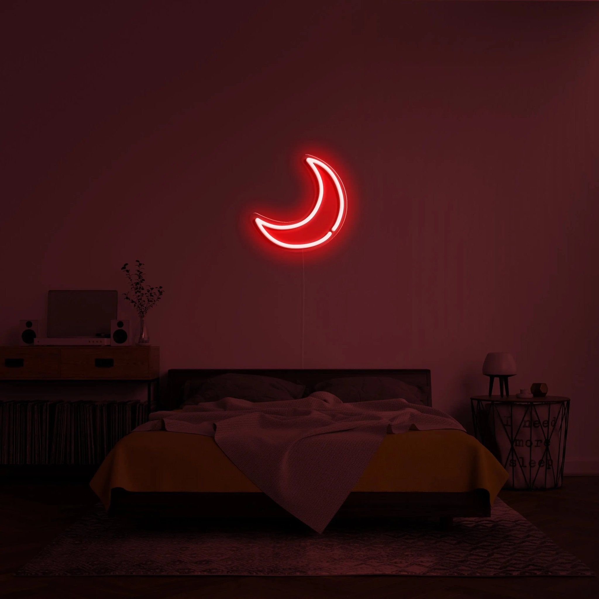'Moon' LED Neon Sign - neonaffair