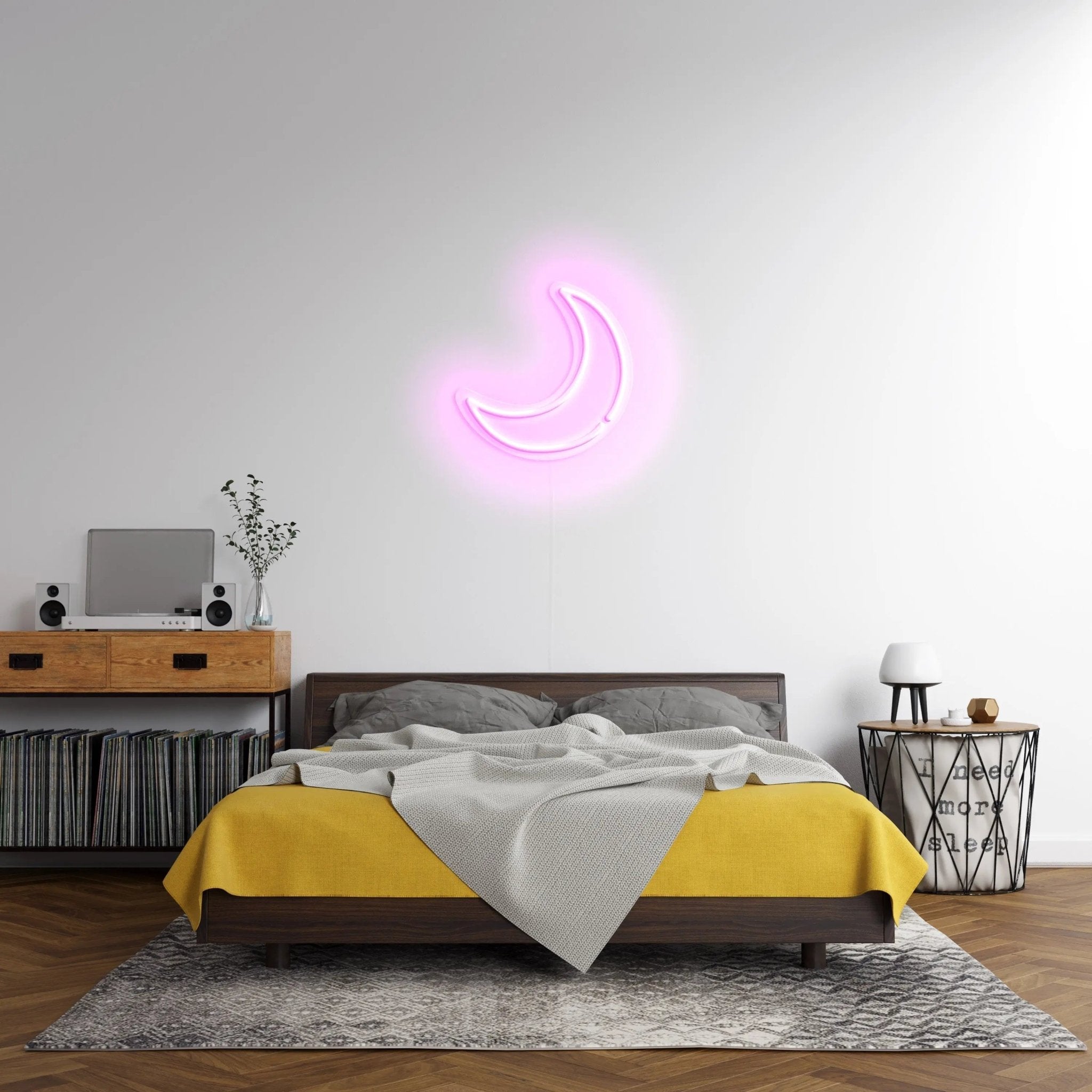 'Moon' LED Neon Sign - neonaffair