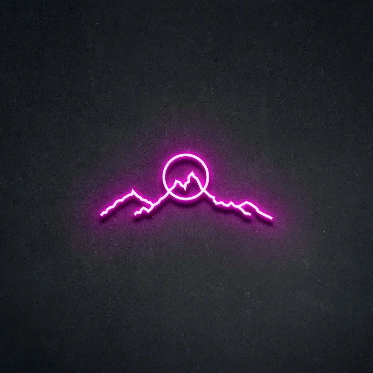 'Mountainscape' Neon Sign - neonaffair