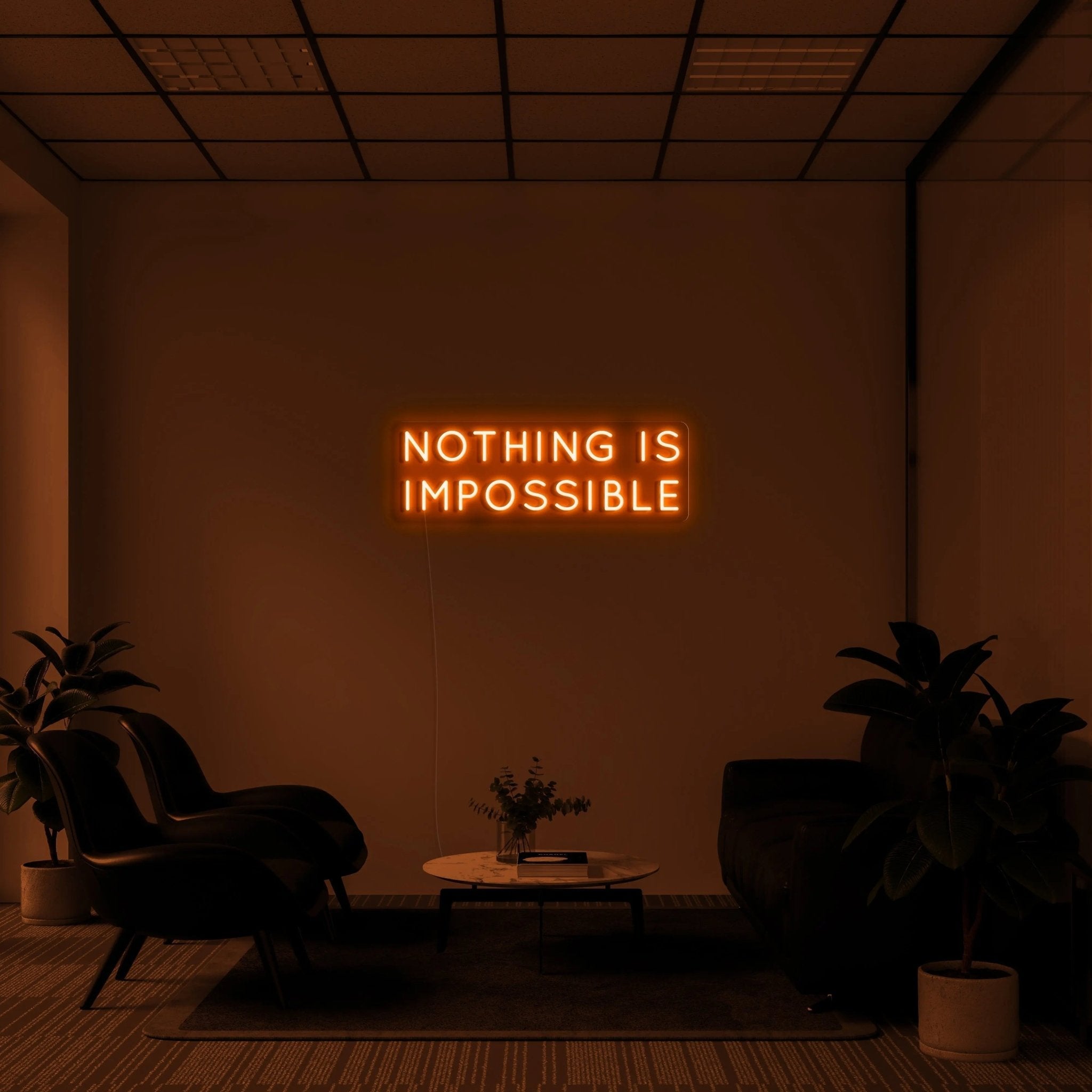 'Nothing Is Impossible' LED Neon Sign - neonaffair