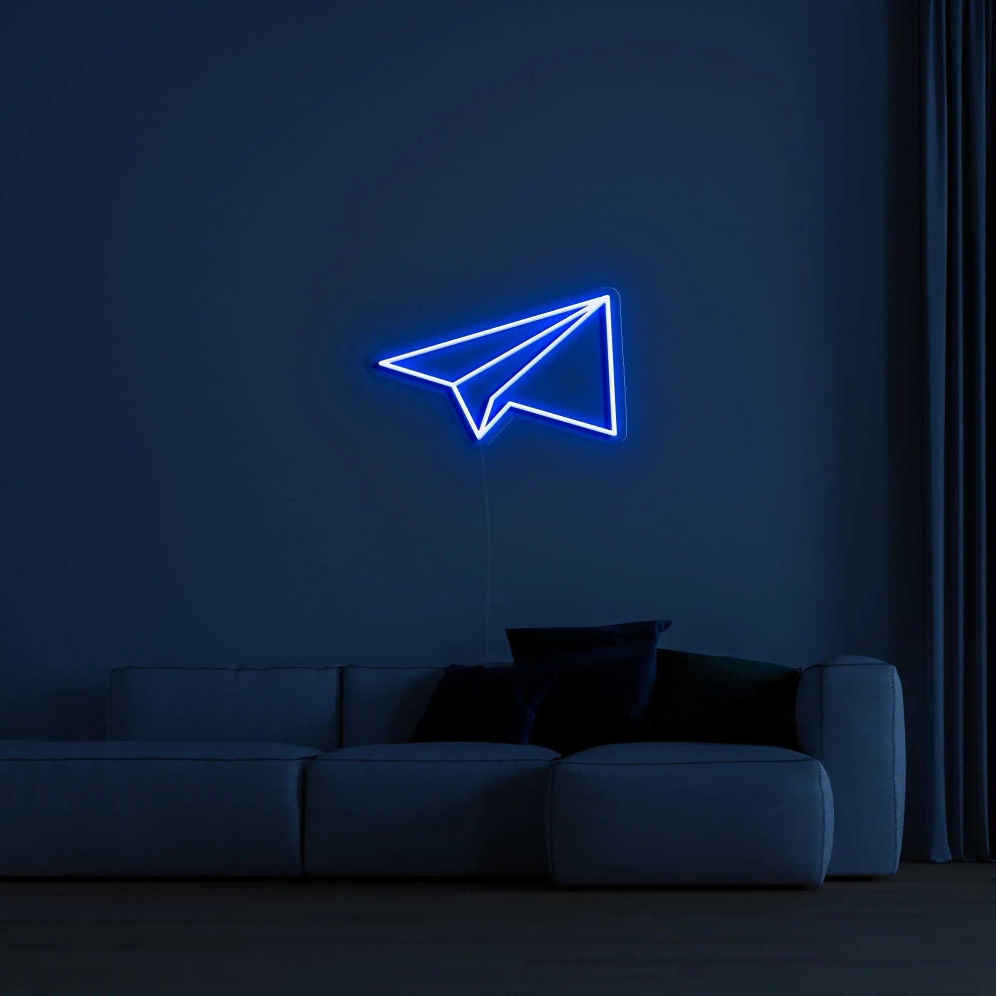 'Paper Plane' Neon Sign - neonaffair
