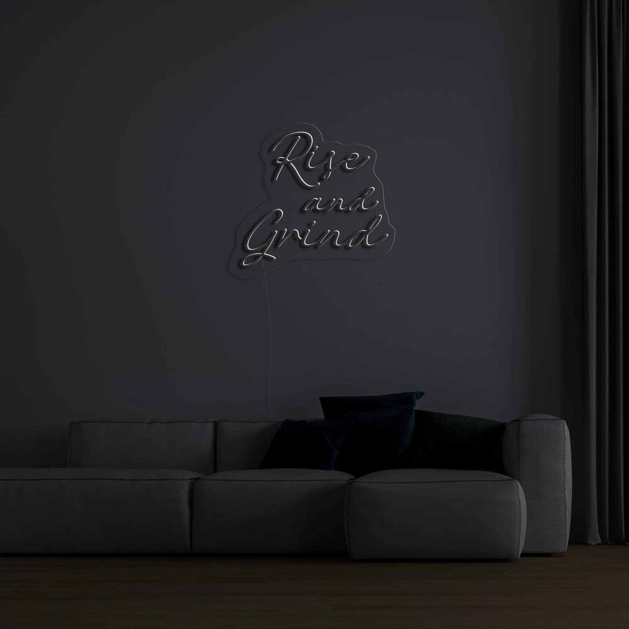 'Rise And Grind' LED Neon Sign - neonaffair