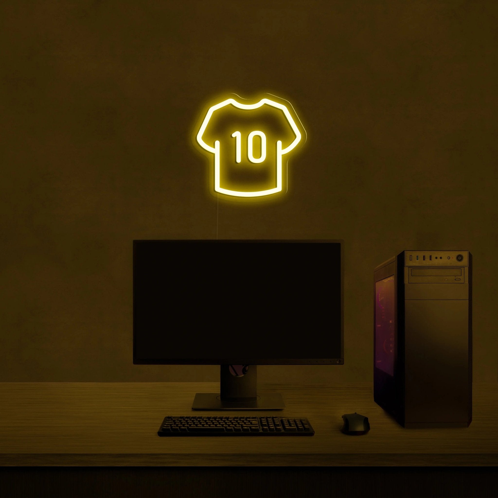 'Shirt nº10' LED Neon Sign - neonaffair