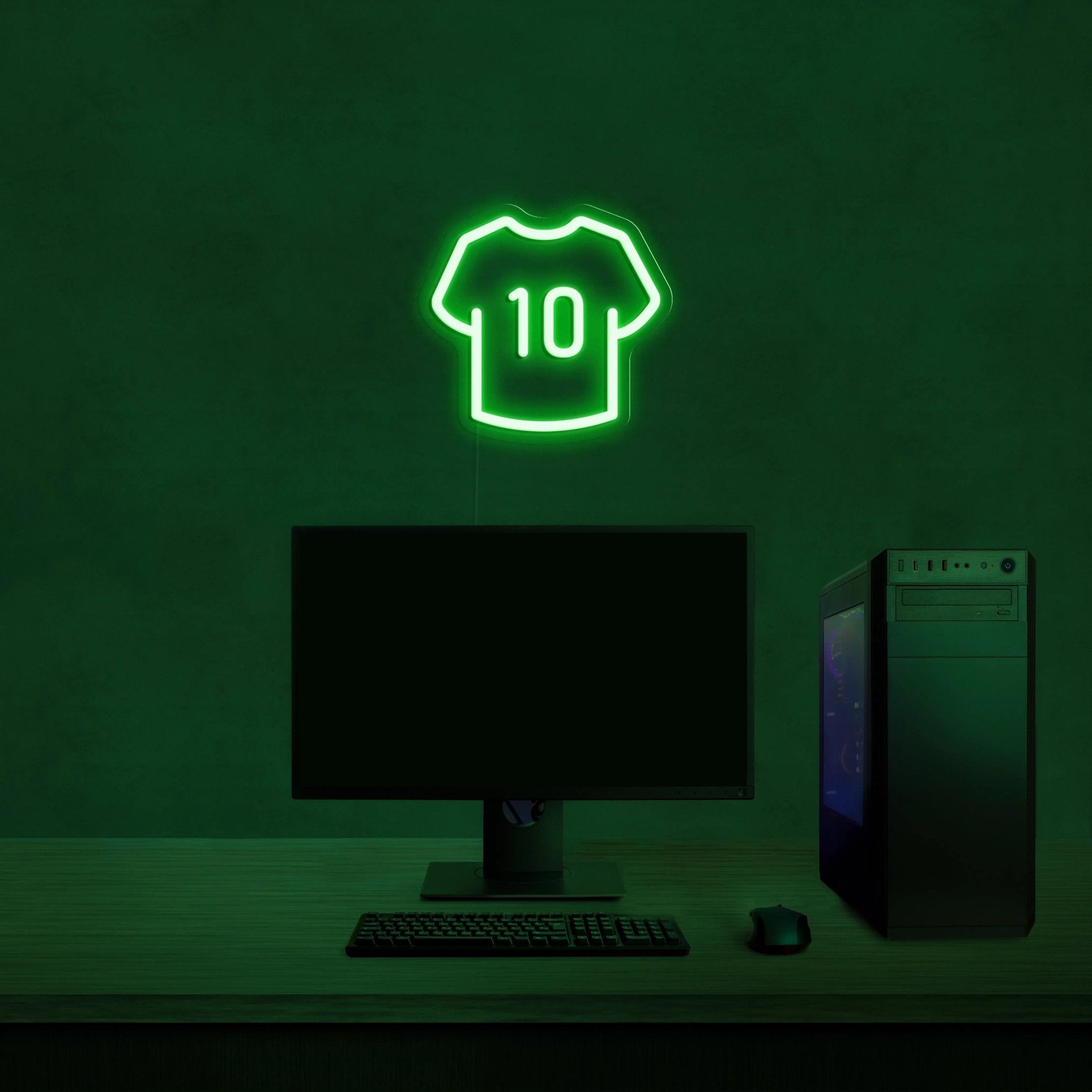 'Shirt nº10' LED Neon Sign - neonaffair