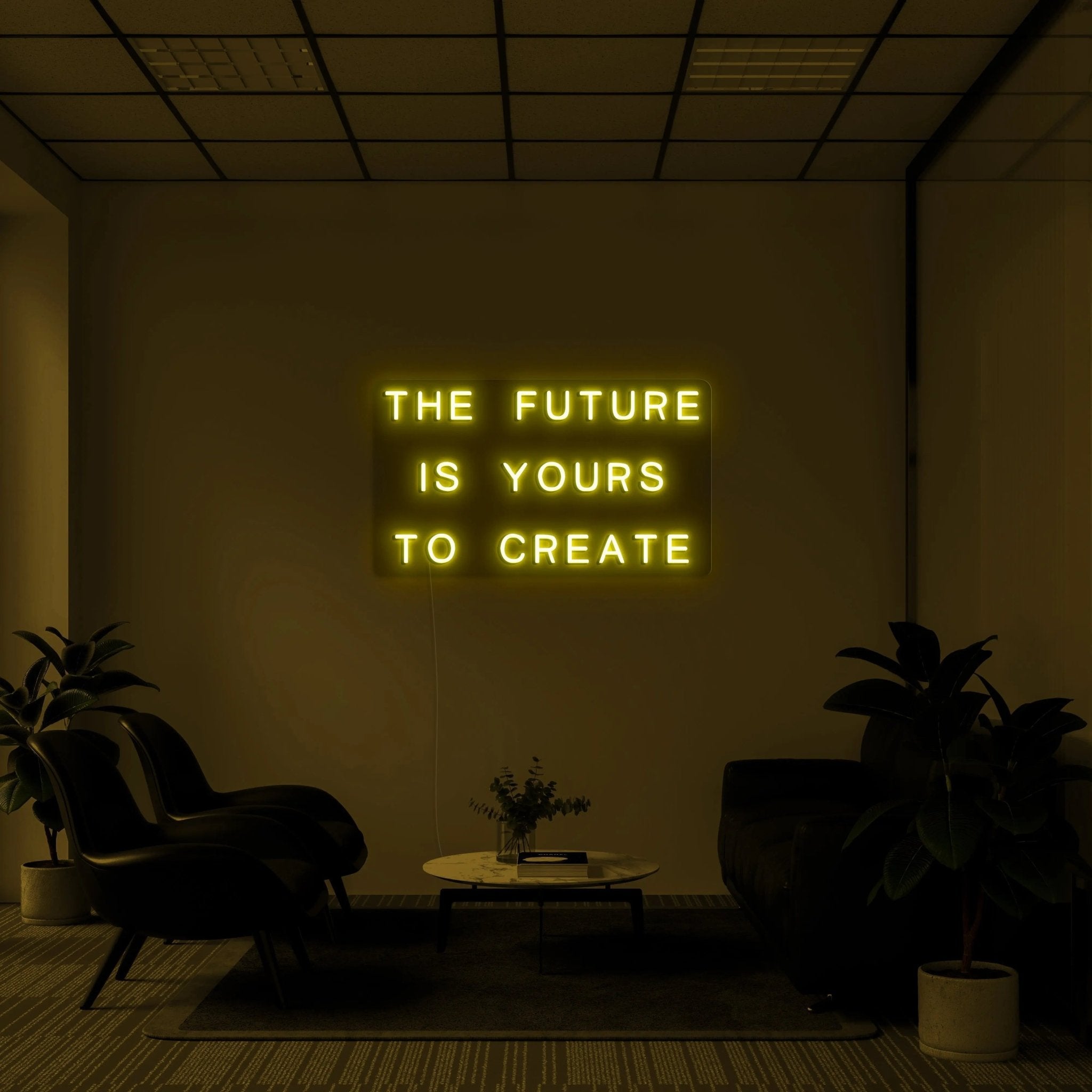 'The Future Is Yours' LED Neon Sign - neonaffair
