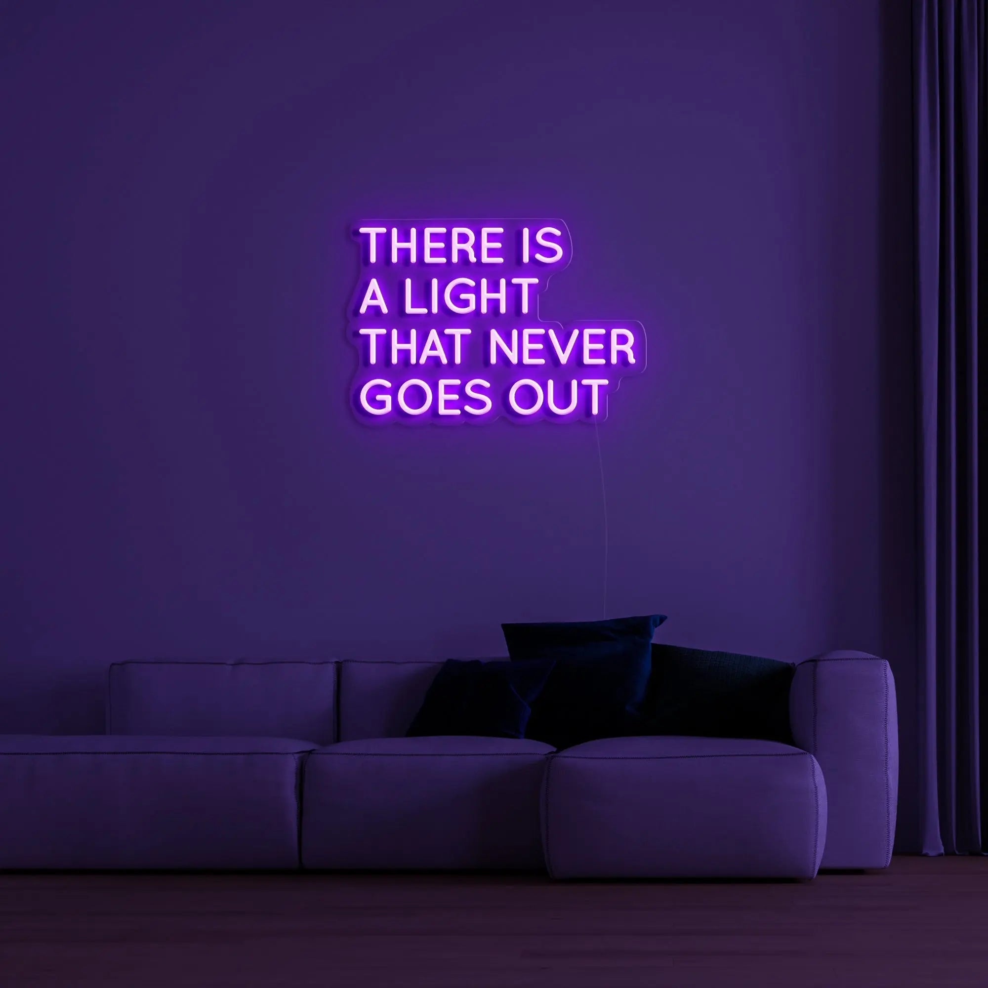 'There Is A Light That Never Goes Out' LED Neon Sign - neonaffair