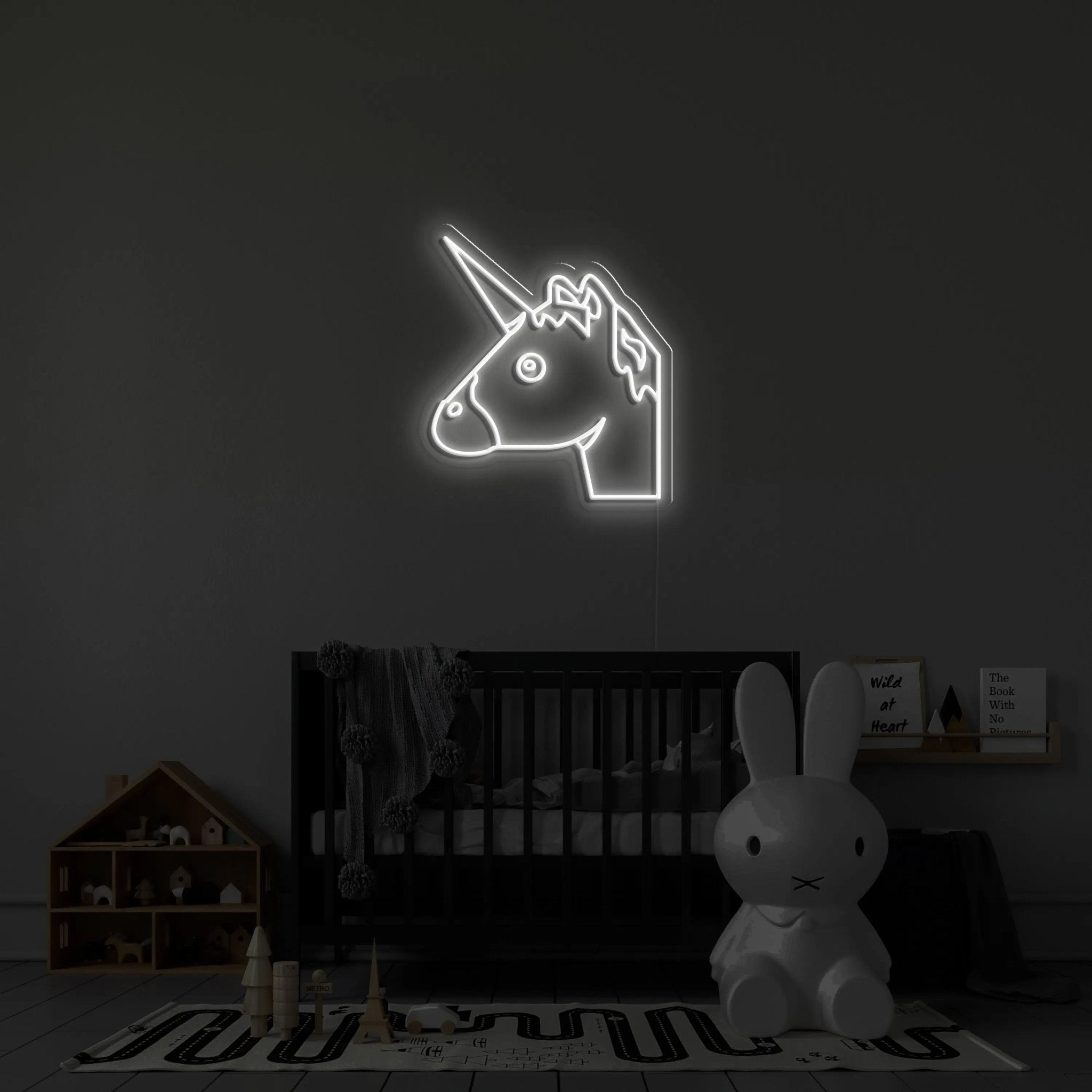 'Unicorn Head' Neon Sign - neonaffair