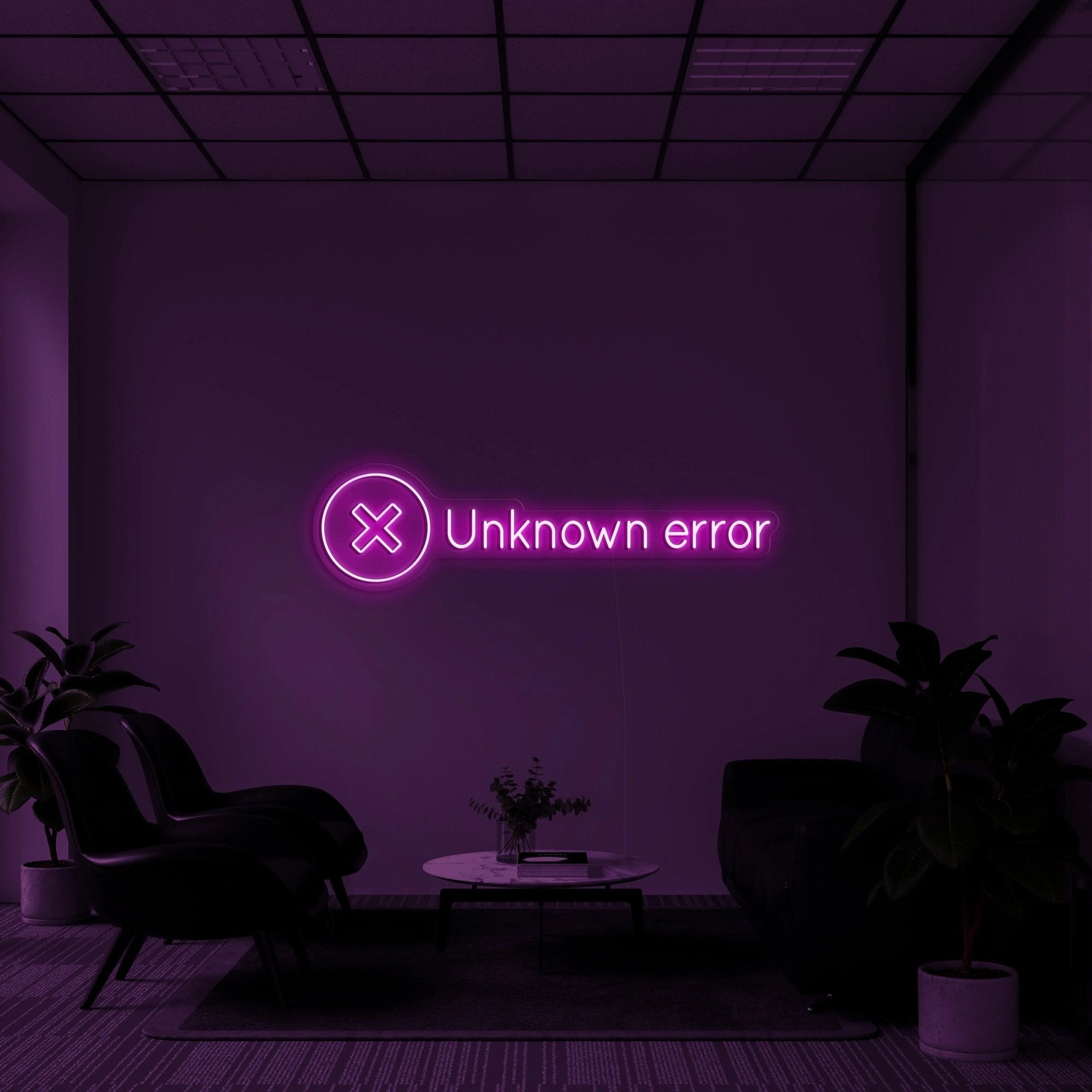 'Unknown Error' Neon Sign - neonaffair