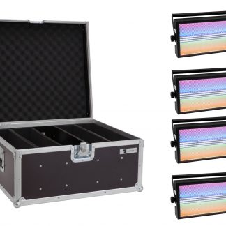 EUROLITE Set 4x LED Super Strobe ABL + Case - neonaffair