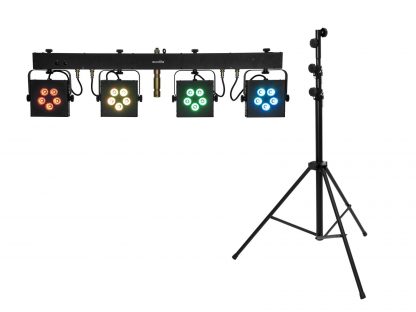 EUROLITE Set LED KLS-902 + STV-60-WOT EU Steel stand black - neonaffair