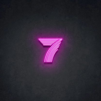 '7' Neon Sign - neonaffair