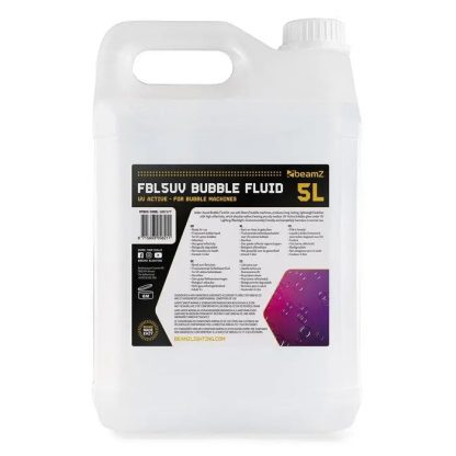 BEAMZ FBL5UV BUBBLE LIQUID 5L UV-ACTIVE - neonaffair