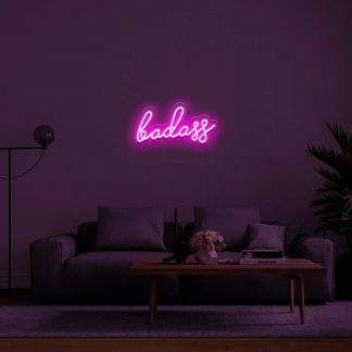 'Badass' LED Neon Sign - neonaffair