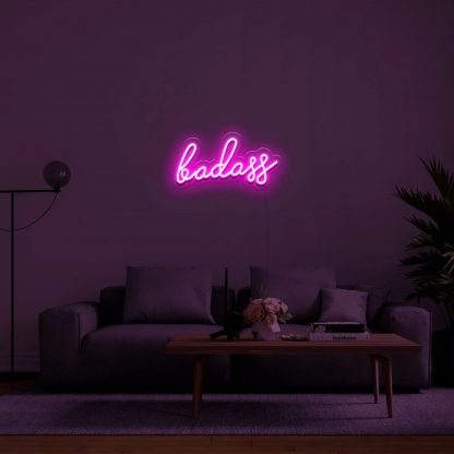 'Badass' LED Neon Sign - neonaffair