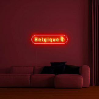 'Belgique' LED Neon Sign - neonaffair