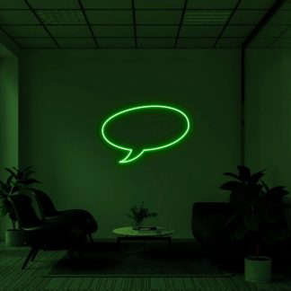 'Comic Speech Bubble' Neon Sign - neonaffair