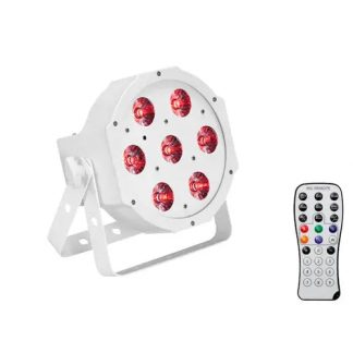 EUROLITE LED SLS-7 HCL SPOTLIGHT FLOOR WHITE CHASSIS - neonaffair