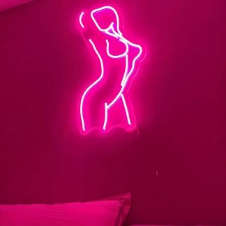 FEMALE POSE LED NEON SIGN - neonaffair