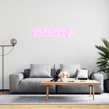 'Good Vibes Only' LED Neon Sign - neonaffair