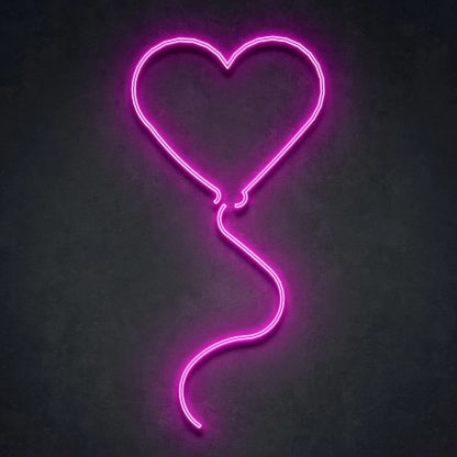 Heart Balloon Neon Sign - neonaffair