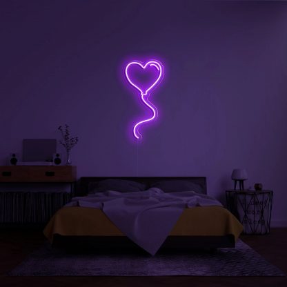 Heart Balloon Neon Sign - neonaffair