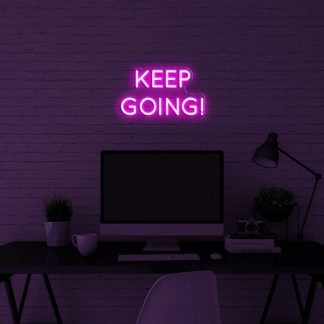 'Keep going' LED Neon Sign - neonaffair