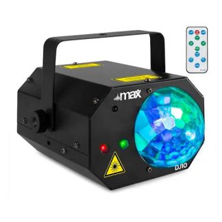 MAX DJ10 JELLY MOON WITH RED/GREEN LASER - neonaffair