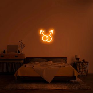 'Man & Man' LED Neon Sign - neonaffair