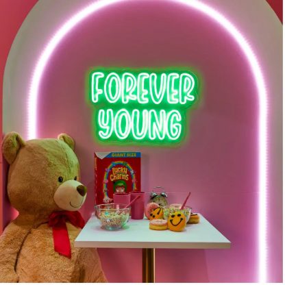 Megano Forever Young LED Neon Sign - neonaffair