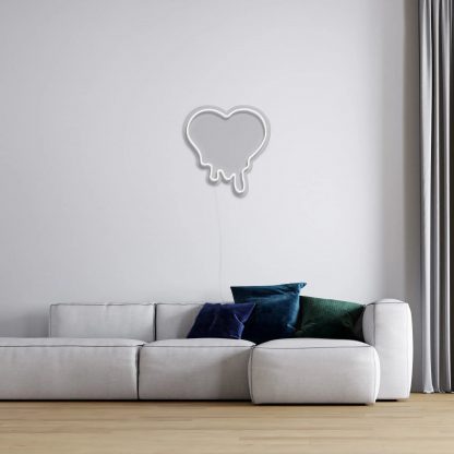 Melting Heart LED Neon Sign - neonaffair