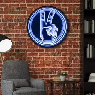 Peace 3D Infinity LED Neon Sign - neonaffair