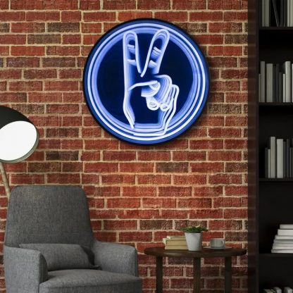 Peace 3D Infinity LED Neon Sign - neonaffair