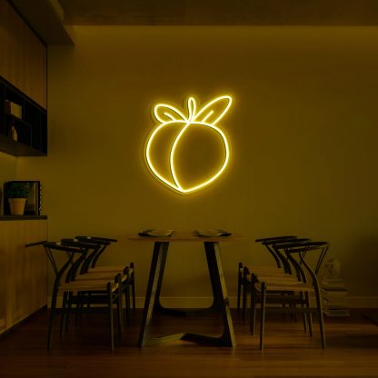 'Peach' LED Neon Sign - neonaffair