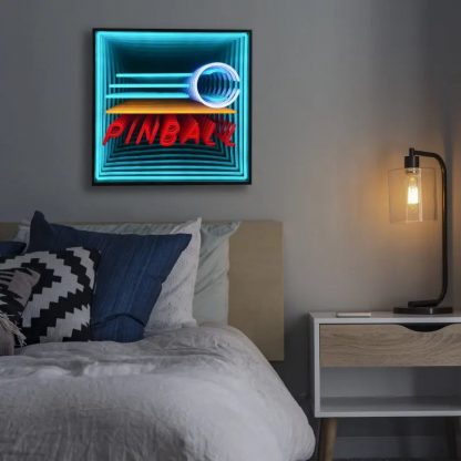 Pinball 3D Infinity LED Neon Sign - neonaffair