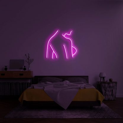 Side Boob Neon Sign - neonaffair